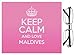 Produktbild Pink Keep Calm und Love Malediven Objektiv Reinigungstuch Farbe 1788