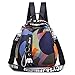 Produktbild Joker Bag Casual Fashion Eine Schulter Dual-Use Damen Rucksack Fashion Bag bunt
