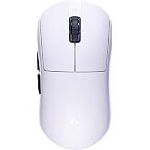 ATK Dragonfly A9 Ultra Max Kablosuz Oyun Faresi - Beyaz | 55 g ultra hafif, PAW3950 Ultra sens&ouml;r, 42.000 dpi, 8.000 Hz Pollin