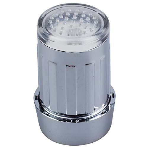 SODIAL(WZ.) 3 Farben Wasser Leuchtend LED Wasserhahn Licht Lampe Temperaturfuehler - 3