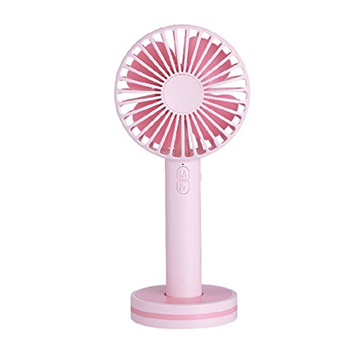 nabowei ventilatore usb, ventilatore portatile,NBW ventilatore da tavolo Ventola di raffreddamento per ufficio (rosa)