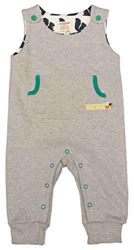 loud + proud Unisex Baby 548 Full Footies, Grey (grey Gr), 18-24 months (Manufacturer size: 86/92)