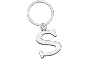 Freedale Keyring Letter - Initial Alphabet Key Ring Charm (S) Silver