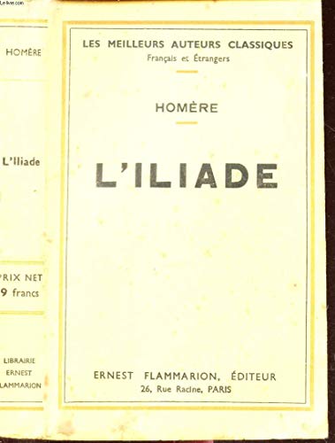 L'ILIADE L'ILIADE