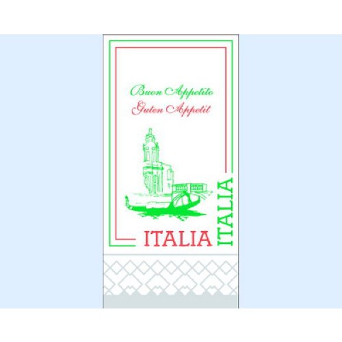 Preisvergleich Produktbild Restaurant-Servietten Italien mit Sprachkurs 20er Pack
