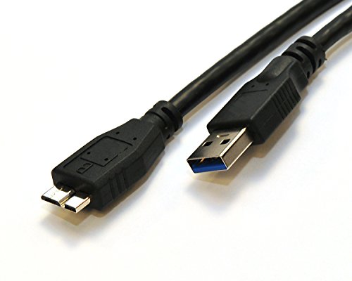 RHOMBUTECH® USB 3.0 Verbidungsabel 3m - A-Stecker zu Micro B-Stecker - bis zu 5.000 Mbit/s (USB 3.0 A zu Micro B : 3m)
