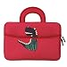 Produktbild MoKo Fire HD 10 Kids Edition Sleeve Hülle - Tragbare Neopren Schutzhülle Tasche für Amazon Fire HD 10 Kids Edition, Dinosaur Red