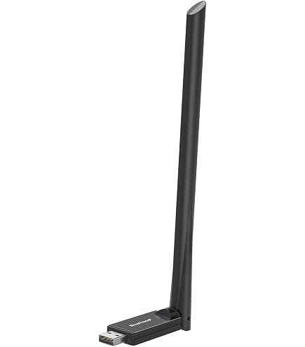 Adattatore WiFi 6 USB AX900 + Bluetooth 5.4 – Dual Band 5GHz (600Mbps) E 2.4GHz (286Mbps), Antenna 6dBi, MU-MIMO, Plug&Play Per Windows 11/10 E Linux