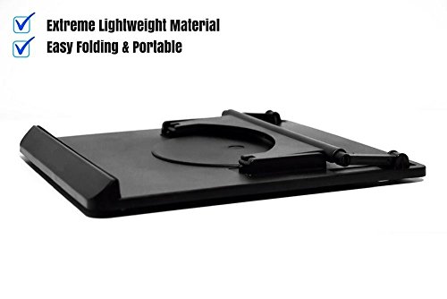 Laptopständer, Laptop Stand Notebookständer Notebook Kühler belüftet verstellbar geeignet für Macbook Air Laptops Notebooks Tablets Bücher, 15,6″, 360° - 5