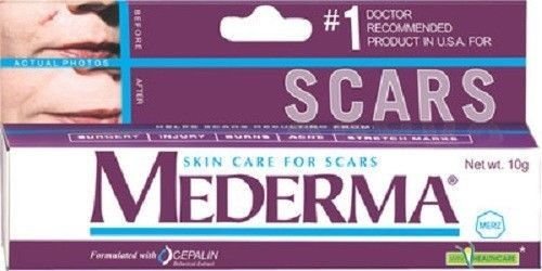 MEDERMA SKIN CARE GEL FOR SCARS ,ACNE,STRETCH MARKS 10GM by Mederma