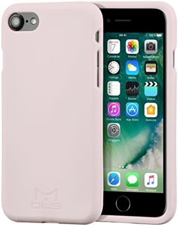 Mols xelion Thin and Flexible Bumper Case for Apple iPhone 7, Pink Sand