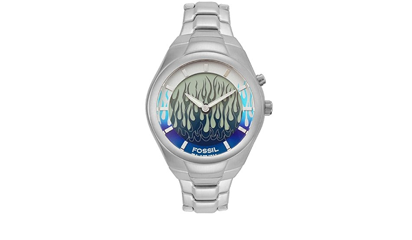 Animated Blue Flame Bracelet Watch 