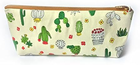 Cactus Pen Pencil Zipper Pouch, Back to School, Cute Japanese Fabric Makeup Bag, Cosmetics Purse