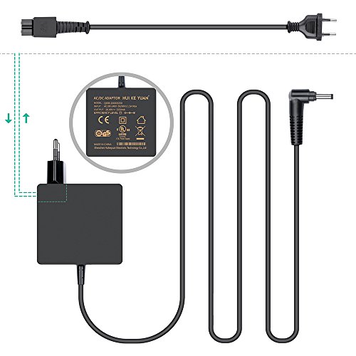 [TUV GS LISTED] HUIKEYUAN 20V 45W 65W Notebook Laptop Netzteil Ladegerät Ladekabel für Lenovo Flex 4 Series, Lenovo IdeaPad 100-14IBY 100-15IBY 710s 510s 510 710 310 110 Series, Chromebook N22 100s, Kompatibel mit Lenovo P/N. 5A10J40449 5A10K78745 ADLX65CLGU2A PA-1650-20LL ADLX65NLC3A ADLX65CLGC2A, Stecker 4,0*1,7mm