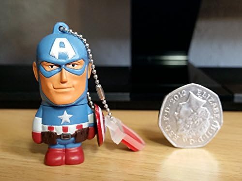 USB 16GB Flash Storage Drive Marvel / DC Iron Man Batman Figure (Captain America 2)