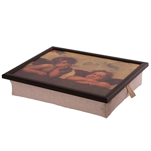 Andrew´s Knietablett Laptray mit Kissen Tablett für Laptop "Cherubs"