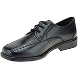 Entrega en 24 horas Modajoven 1217 Zapato Piel y Cordones Blucher para Hombre Horma Ancha y Blando Antideslizante Camarero Negro Talla 43