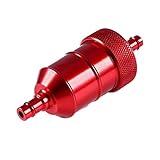 Línea de combustible: 6 mm. Homeofying Racing Limpiador de Filtro de Gasolina de Combustible para Motocicleta, Quad, Dirt Bike, ATV Buggy