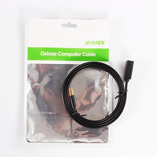 Awinner® USB 3.0 Verlängerungskabel, A-Stecker an A-Buchse, USB-Extender, Kabel, Schwarz - 5