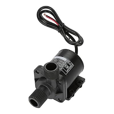 Walfront DC 24 V Pompe sans Brosse de l'Eau Chaude à Haute Pressionpour la Circulation Chaude de Chauffe-Eau Solaire dans la Salle de Bain