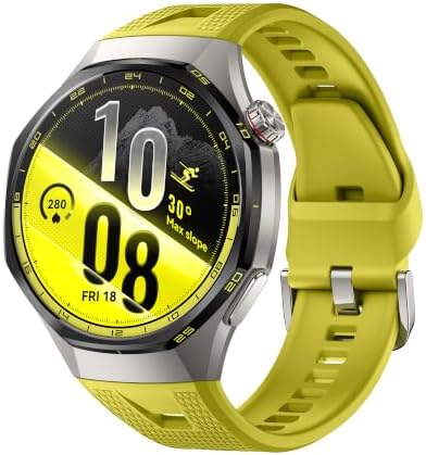 HUAWEI WATCH GT 7 Pro 46mm Smartwatch, 21 giorni, GPS, iOS&Android,Giallo