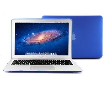 GMYLE Ultra Slim Matte Gummierte Plastik Harte Hülle Case für Macbook Air 11 Zoll - Blue