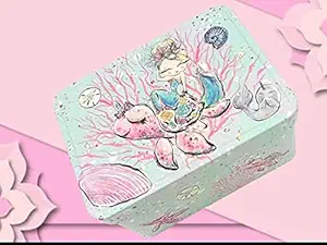 Tera13 Metal Unicorn Storage Box for Kids Unicorn Jewellery Box for Girls Multicolor 1 Piece