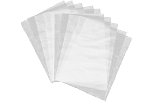 EXCEART 100 Pz Sacchetti Termoretraibili Sacchetti Termorestringenti Sacchetti per Sapone Bombe da Bagno Film Dvd CD Articoli da Regalo Candele Candele Piccoli Cestini Dimensioni 16X30 Cm