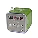 Produktbild Tragbare Mini-Lautsprecher TD-V26 Digital Music Player Stereo FM Radio-Lautsprecher-Unterstützungs-Sd TF mit Charging & Audio-Kabel Grün