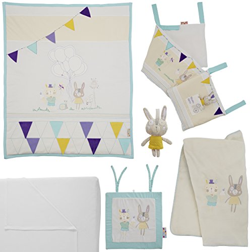 Tutti Bambini Garden Party Bedding Bundle (7-Piece)