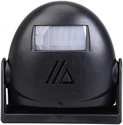 Infrared Welcome Doorbell, TTrees Intelligent Greeting Warning Doorbell, Intelligent Infrared Wireless Welcome Alarm Multifunctional Electronic Inductor Doorbell Device Anti-theft Alarms(5301Black)