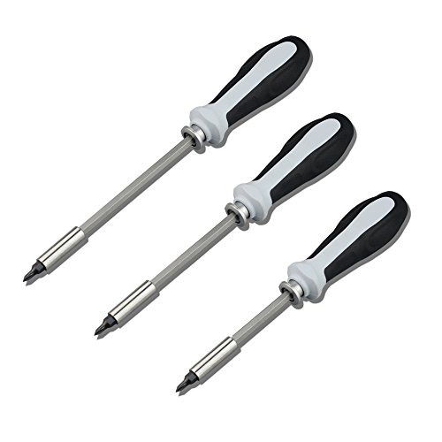 SYCEES 1/4 hex-shank Magnetische Bohrer Verlängerung Halter Bohrmaschine Verlängerungsstange 6,35mm, 75/100/150mm 3 tlg - 7