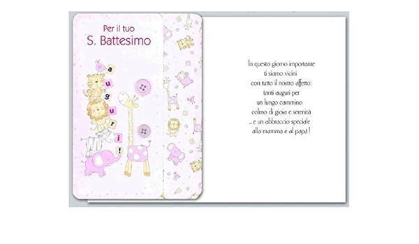 Biglietto Auguri Battesimo Bimba Serie Bottoni E Glitter Amazon It Cancelleria E Prodotti Per Ufficio