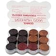 Synco Professional Wooden Carrom Coins Set | 24 Carrom Board Coins in Special Case (Premium)