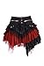 Produktbild RQ-BL Gothic Steampunk Mini-Rock Schwarz/Rot Petticoat Skirt Gr. XS-L 21034