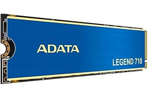 ADATA Dysk SSD Legend 710 M.2 512 GB PCIe Gen3 x4 M.2 2280 Solid State Drive, Design for Creator Gaming, prędkość odczytu do 2400 MB/s, 3D NAND, LDPC, szyfrowanie AES 256-bitowe