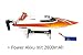 Produktbild efaso RC Boot FT009 orange 35 km/h mit1500 mAh Akku und zusätzlich Power - Akku 2800 mAh