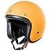 Produktbild Jet Helm Roller-Helm Orange Matt Aprikot-Matt Sonnengelb Gelb Vespa-Helm, Helmet, Cruiser Roller-Helm Pilot Retro Chopper Jet-Helm Scooter-Helm Motorrad-Helm Klassisch Vintage · ECE (M)