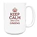 Produktbild Rot Keep Calm und Love Ginseng Big 444 ml Tasse TXT 2515
