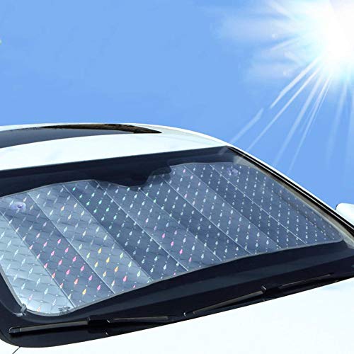 Parasole ParaBrezza Auto Universale L 147x85 Cm - Protezione Solare 99% UV Per Auto, Camion, SUV