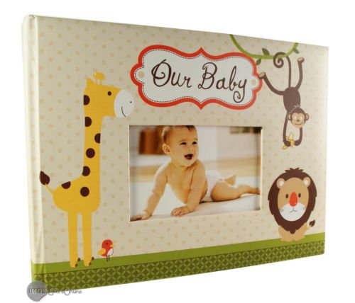 Baby Keepsake Record memory book / Journal With Stickers