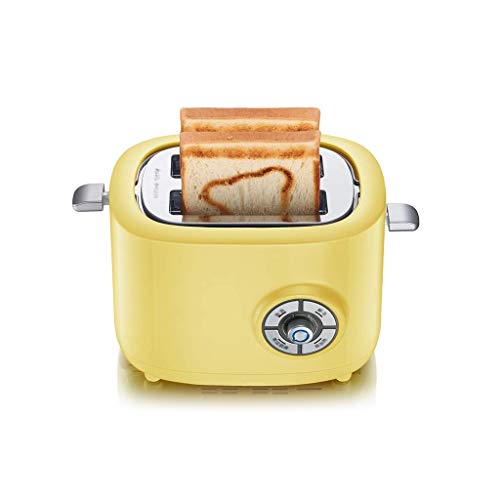 Barir Grille-pain à 2 tranches, petit déjeuner maison machine a Annuler/Defrost et Réchauffer Fonction, Slide Out Tiroir ramasse-miettes, Grille-pain Grille-pain 680W Accueil