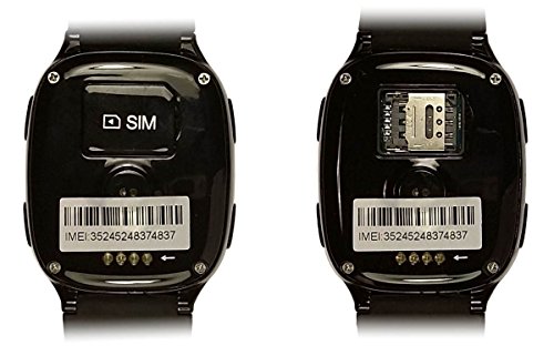 VIDIMENSIO® GPS-Telefon Uhr „Paladin – schwarz (Wifi)“ für Kinder und Jugendliche / Personenschhutz / SOS Notruf + Telefonfunktion / Live GPS Ortung der Uhr / Tracker Uhr / GPS Uhr / GPS + WIFI + LBS Positionierung / funktioniert im ganzen Europa, inkl. deutsche Bedienungsanleitung, deutsche Tracking App am Handy, deutscher Support / voll kompatibel mit allen iPhone / Android Smartphones - 6