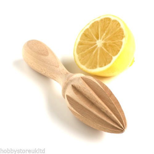 Holz -Zitronenpresse, Mini -Entsafter für Fruit OrangeZi Citrusfrüchte Entsafter Reibahle New