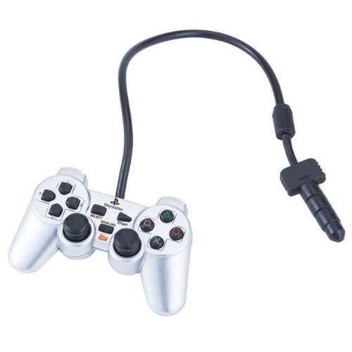 Preisvergleich Produktbild Sony PlayStation Earphone Jack Handyanhänger mit Stecker: DualShock 2 Analog Controller (Satin Silver)