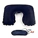 Produktbild San Bodhi® U-Form aufblasbare Reise-Nackenkissen Air Travel Kissen mit gratis Augenklappe und Ohrstöpsel