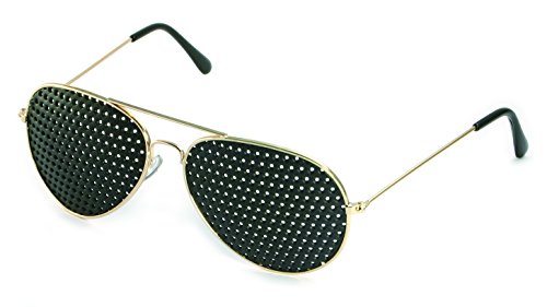 Biotec Pinhole Glasses PGG METAL Gold 3 years warranty!! NadelÃÂ¶hr Pinhole Glasses by Biotec