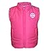 Manchester United FC Official Gift Baby Girls Padded Gilet Pink 9-12 Months