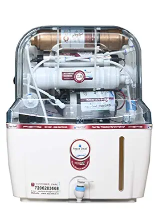 AQUA DEAL Miracle Active Copper Mineral RO+UV+UF+TDS Water Purifier (15 Litres)