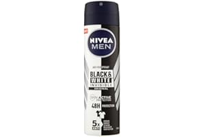 Nivea Men Black & White Invisible Original Dezodorant, 6 x 200 ml